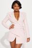 Alexa Mini Blazer Dress - Pink sold by Fashion Nova