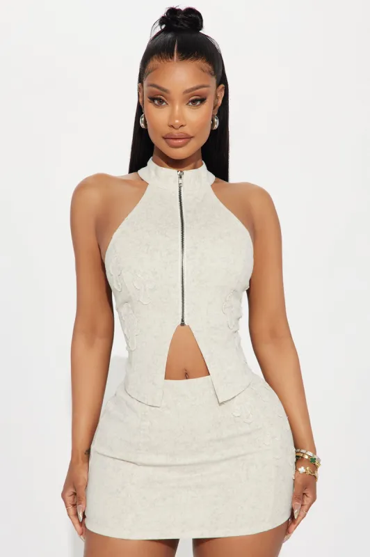 Crossed Paths Skirt Set - Cream sold by Fashion Nova