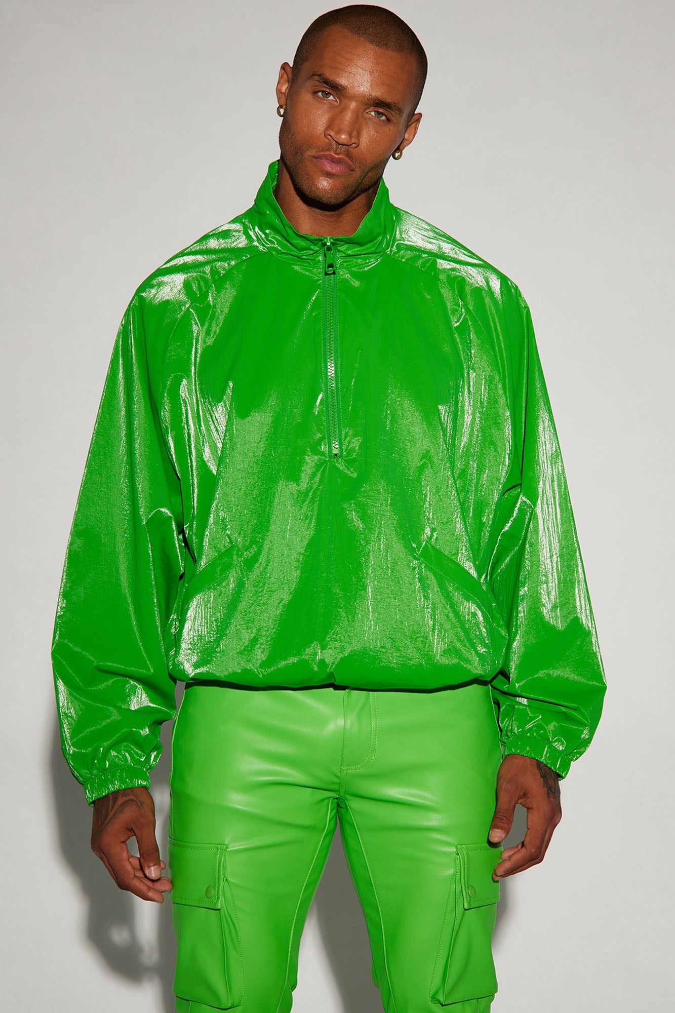 El Prado Nylon Anorak - Green sold by Fashion Nova