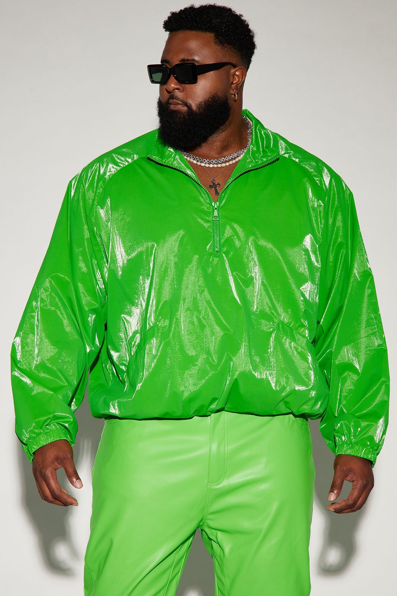 El Prado Nylon Anorak - Green sold by Fashion Nova product image thumbnail 3