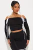Bailey Bow Skirt Set - Black sold by Fashion Nova