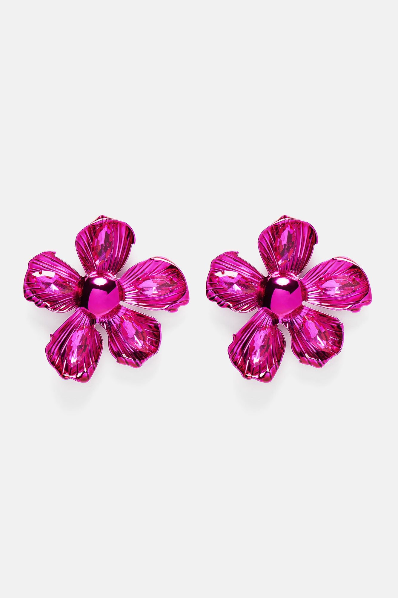 Until Next Season Floral Earrings - Pink sold by Fashion Nova product image thumbnail 3