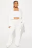 Day Dreamer Lounge Pant - White sold by Fashion Nova