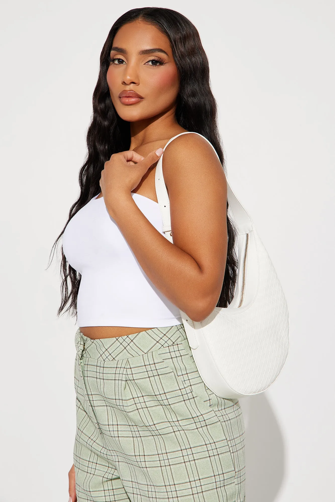 Everyday Fashionista Handbag - White sold by Fashion Nova product image thumbnail 2