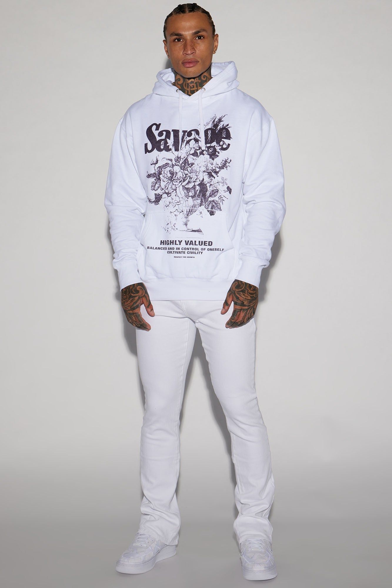 Drop Top Convertible Stacked Skinny Jeans - White sold by Fashion Nova product image thumbnail 3