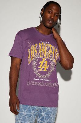 The Angels Short Sleeve Tee - Purple sold by Fashion Nova