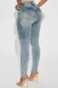 Wait For Your Love Stretch Ripped Skinny Jeans - Vintage Wash sold by Fashion Nova