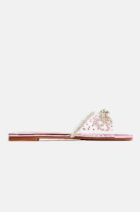 The Sweetest Thing Flat Sandals - Pink sold by Fashion Nova
