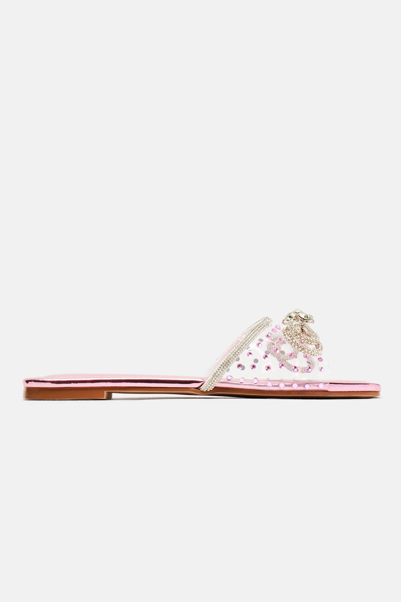 The Sweetest Thing Flat Sandals - Pink sold by Fashion Nova product image thumbnail 4