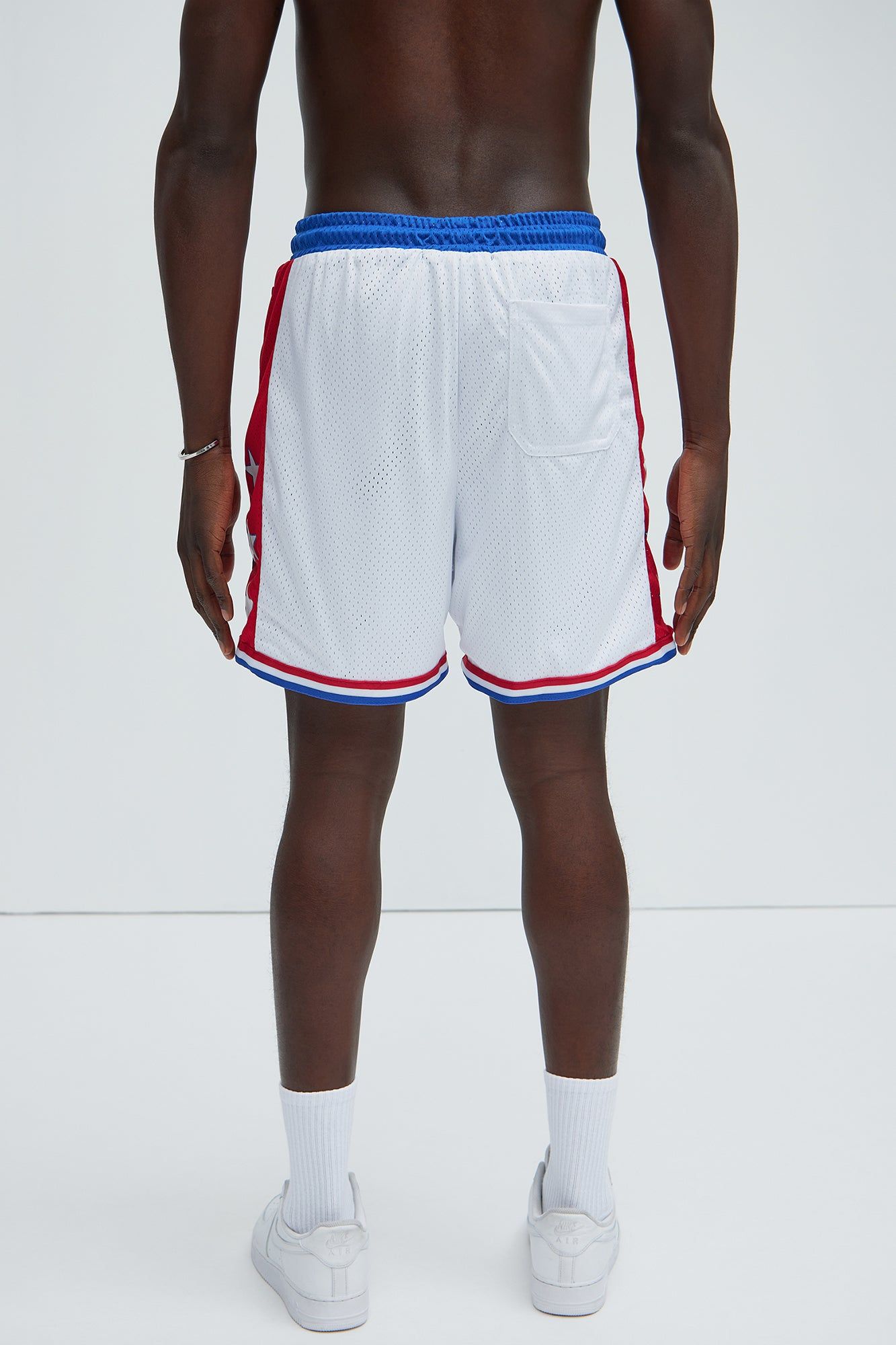 Dipset Basketball Shorts - White sold by Fashion Nova product image thumbnail 5