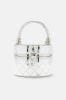 Here For The Drama Clutch - Silver sold by Fashion Nova