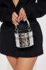 Here For The Drama Clutch - Silver sold by Fashion Nova