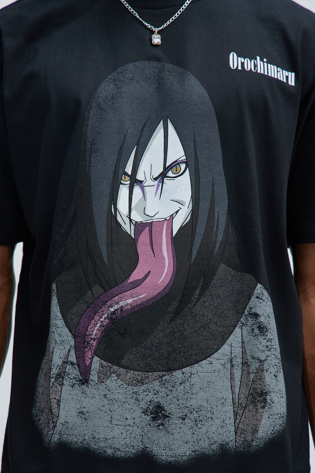 Naruto Orochimaru Oversized Short Sleeve Tee - Black sold by Fashion Nova product image thumbnail 3