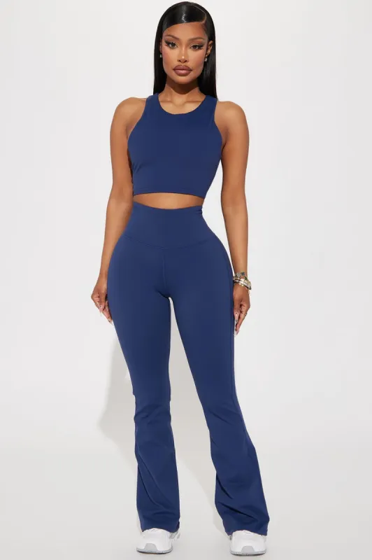 Workout Partner Active Set - Navy sold by Fashion Nova