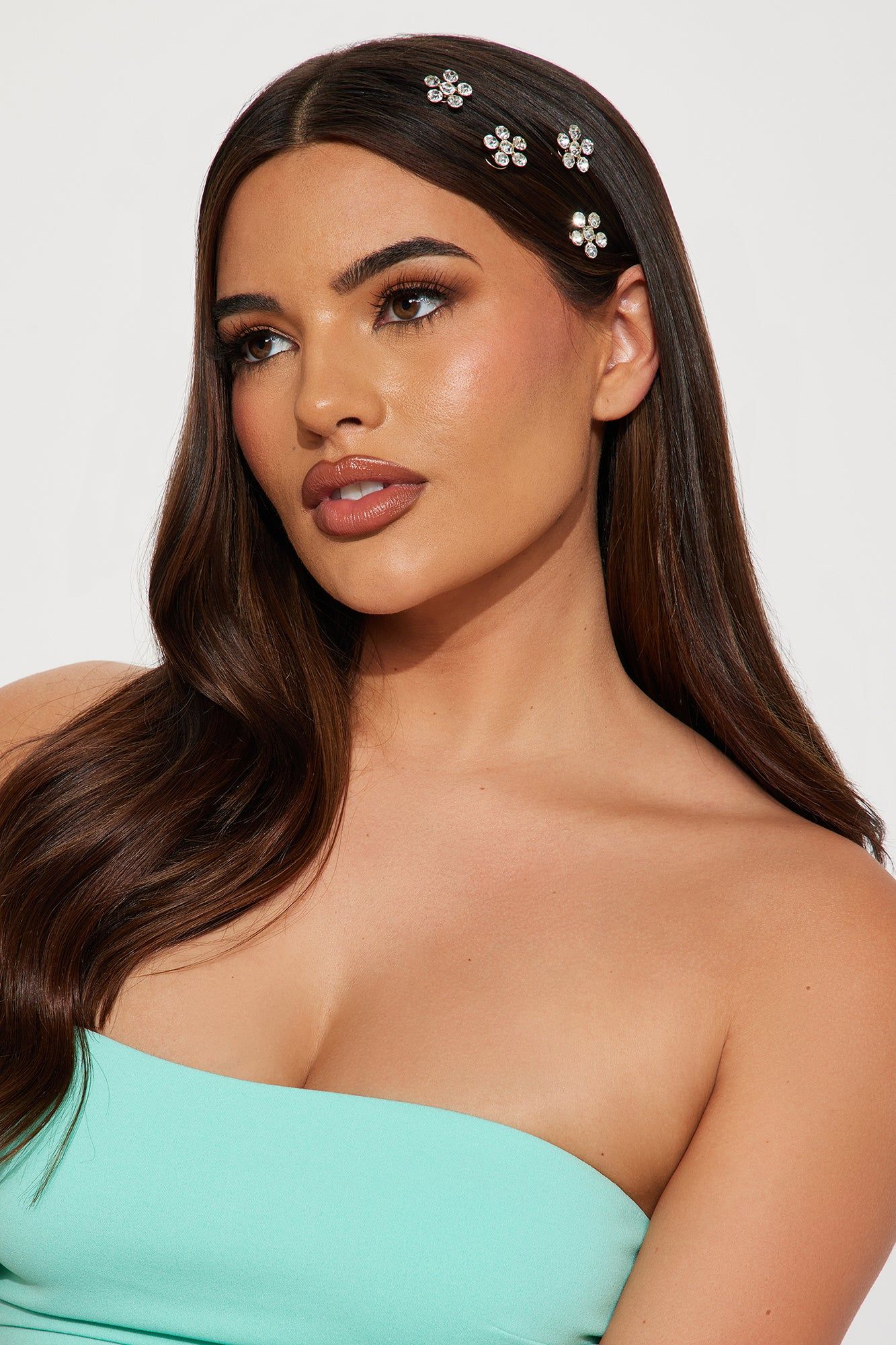 Time To Shine Floral Hair Charm Set - Gold sold by Fashion Nova product image thumbnail 2