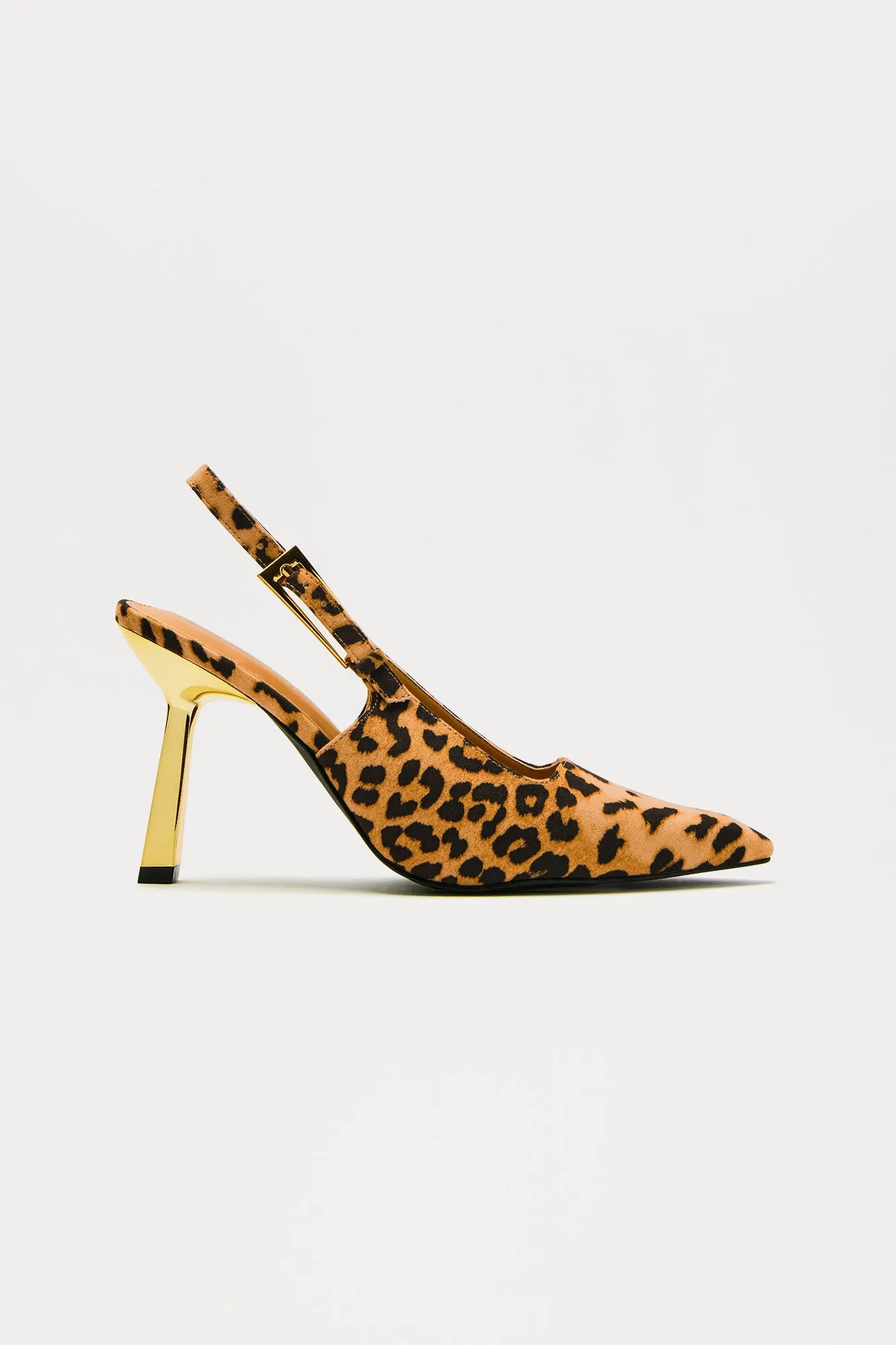 Sofia Slingback Pumps - Leopard sold by Fashion Nova