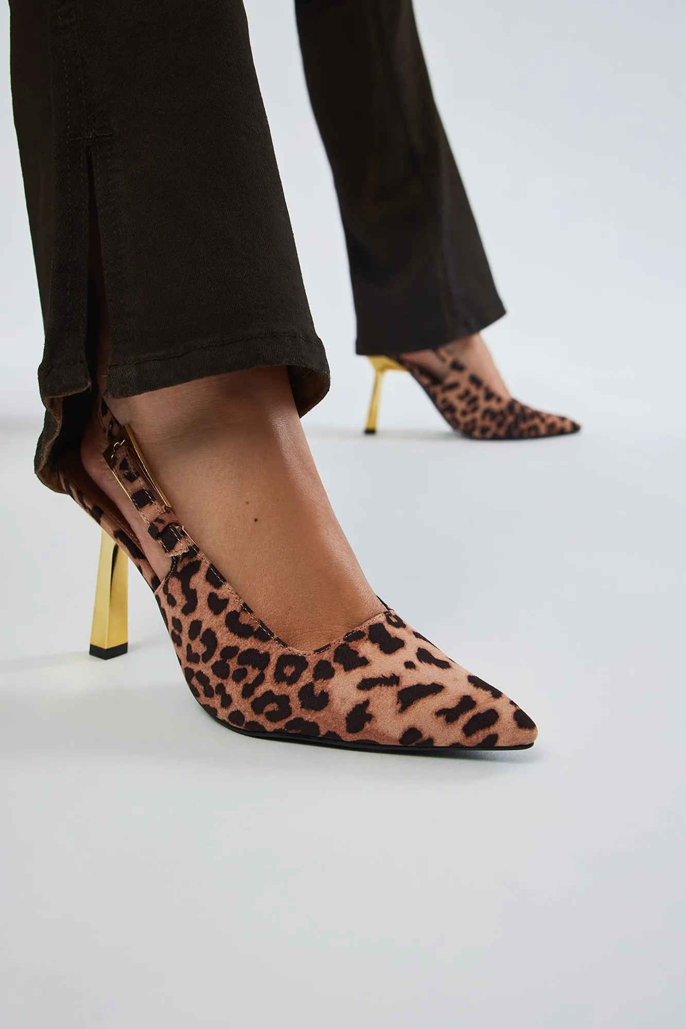 Sofia Slingback Pumps - Leopard sold by Fashion Nova product image thumbnail 2