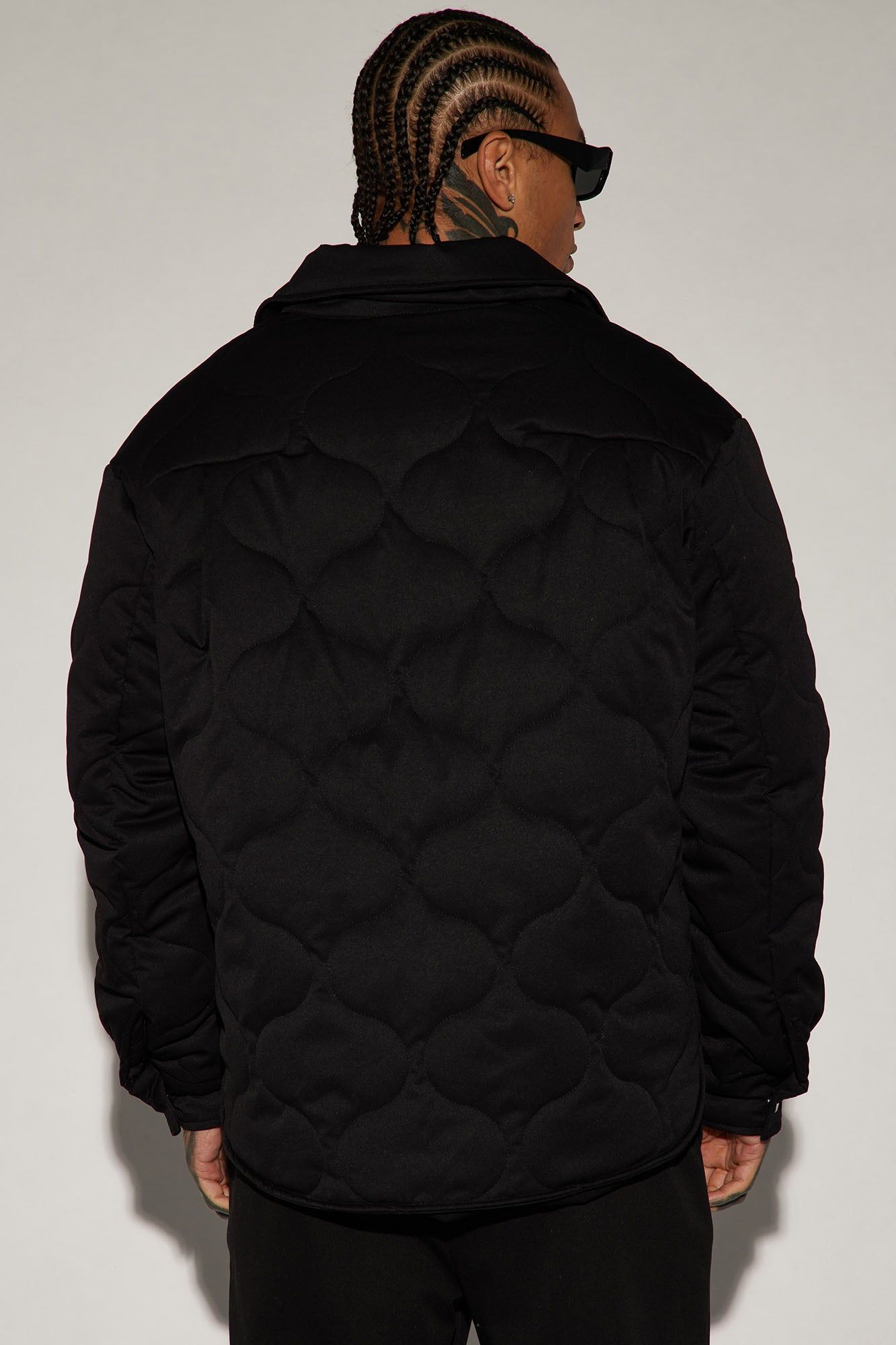 Making Progress Quilted Shacket - Black sold by Fashion Nova product image thumbnail 3