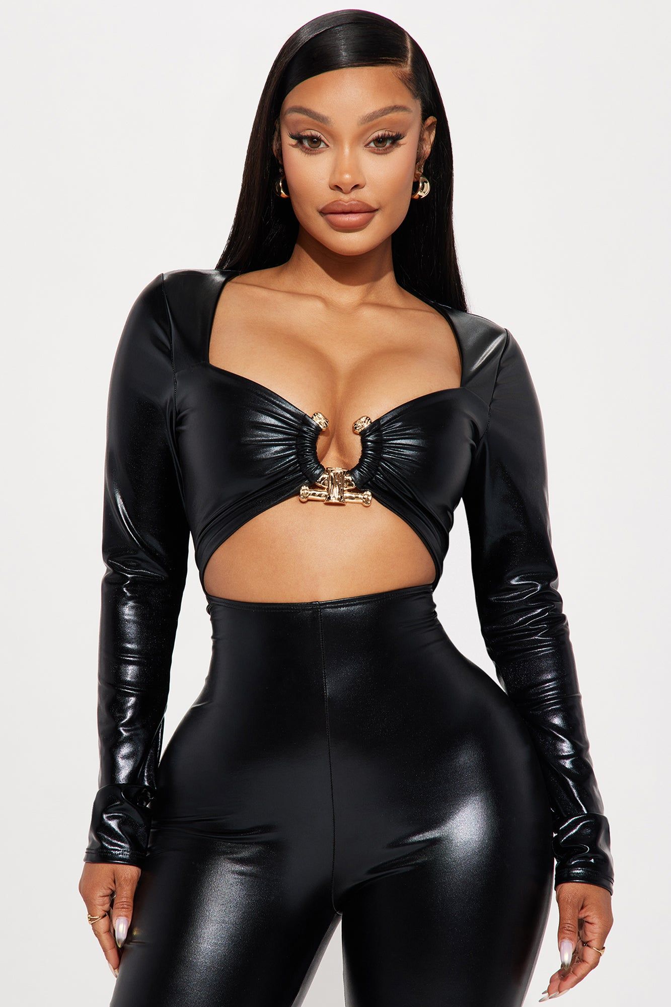 Midnights In LA Jumpsuit - Black sold by Fashion Nova product image thumbnail 2