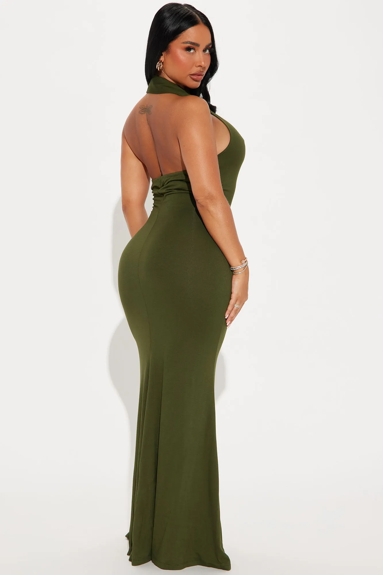 You Better Maxi Dress - Olive sold by Fashion Nova product image thumbnail 3