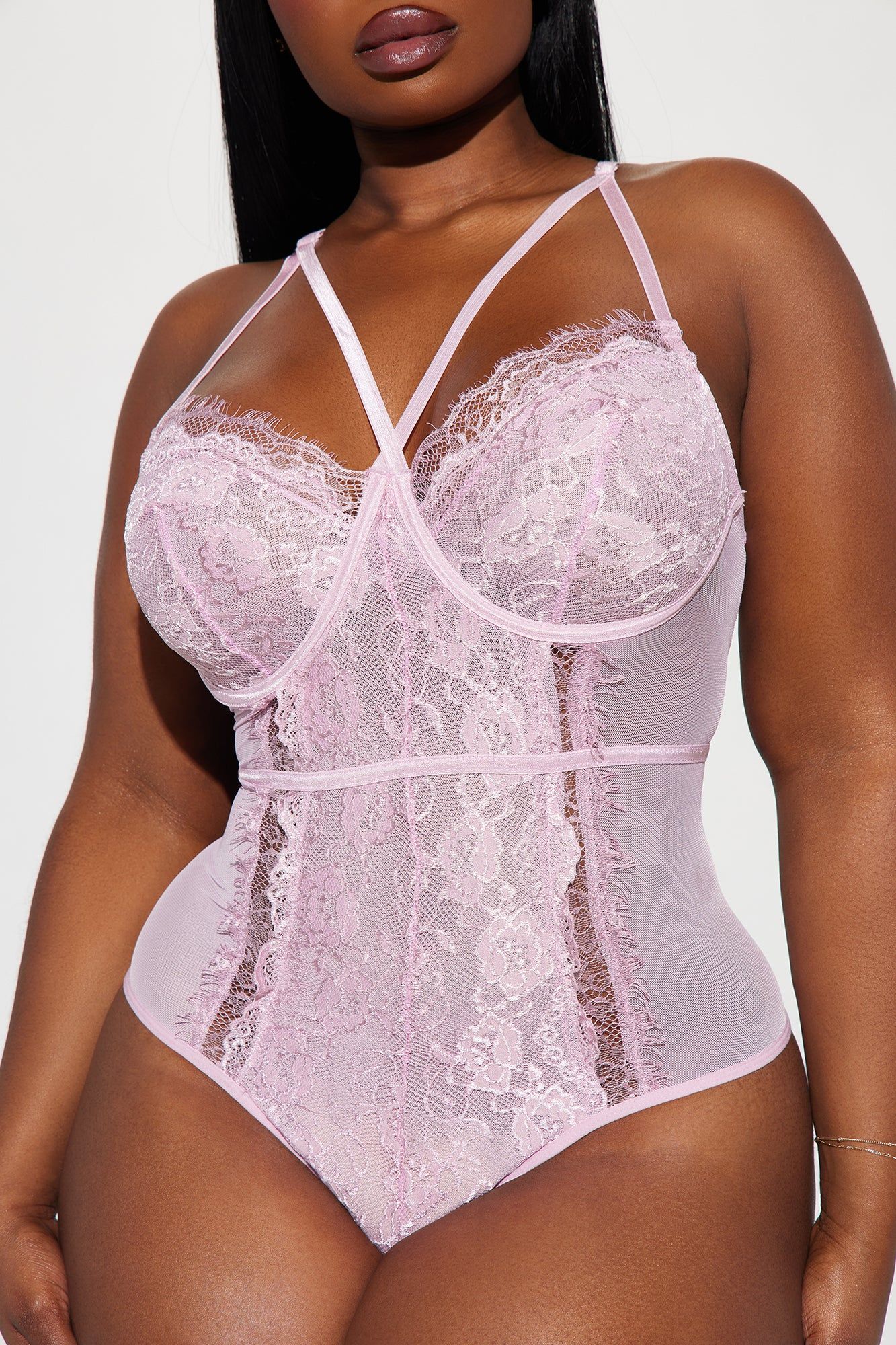 Let's Have Some Fun Lace Teddy - Lavender sold by Fashion Nova product image thumbnail 2