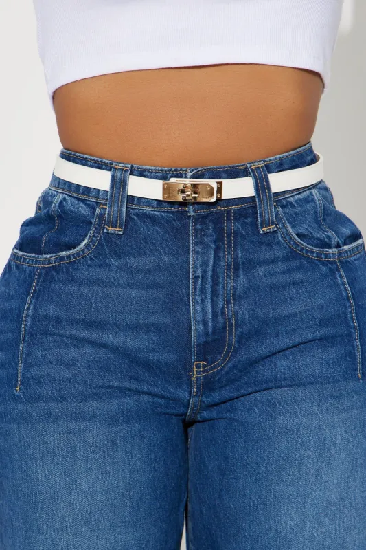 Be Effortless Belt - White sold by Fashion Nova