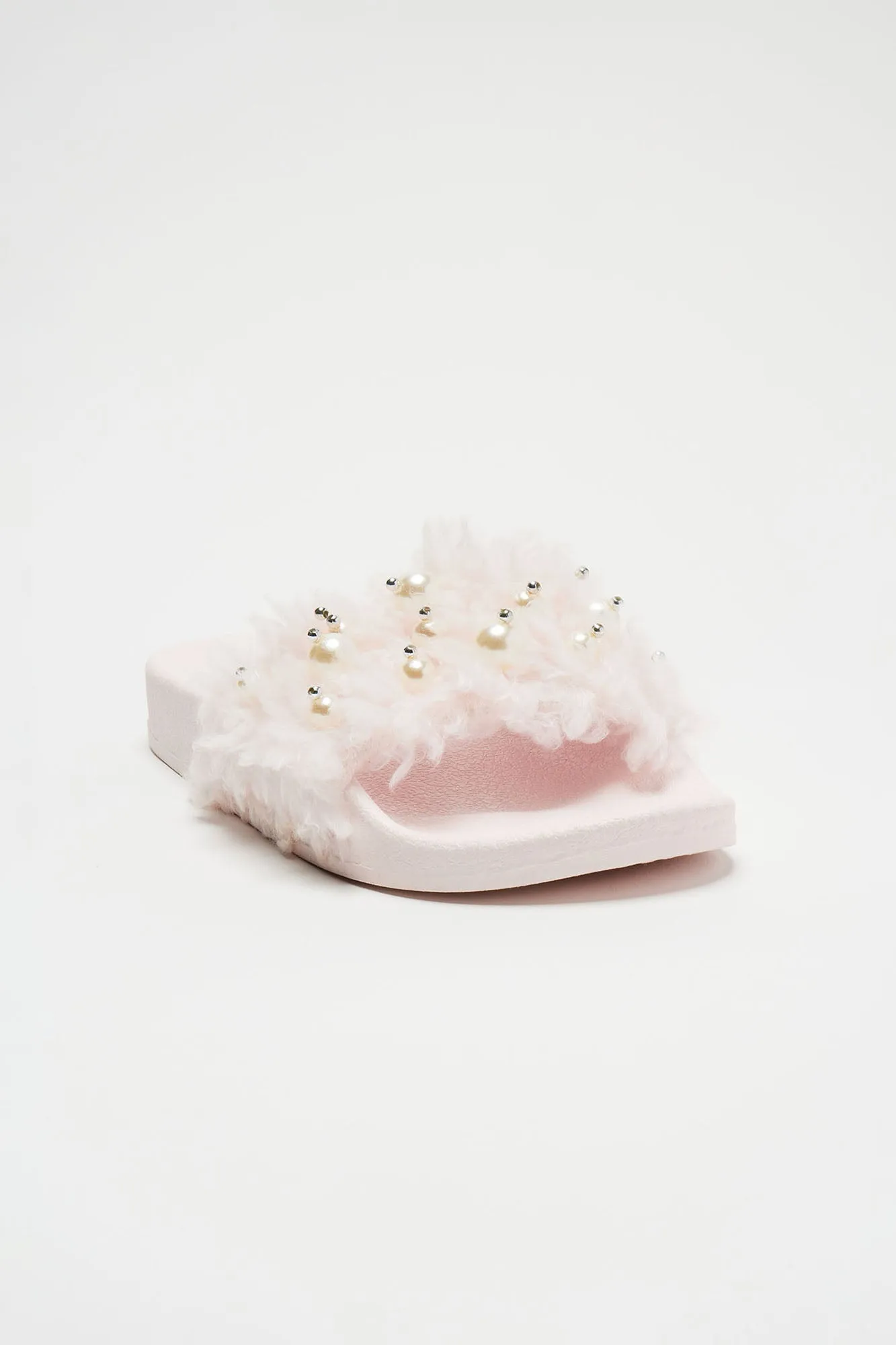 Kady Pearl Embellished Casual Slides - Pink sold by Fashion Nova product image thumbnail 2