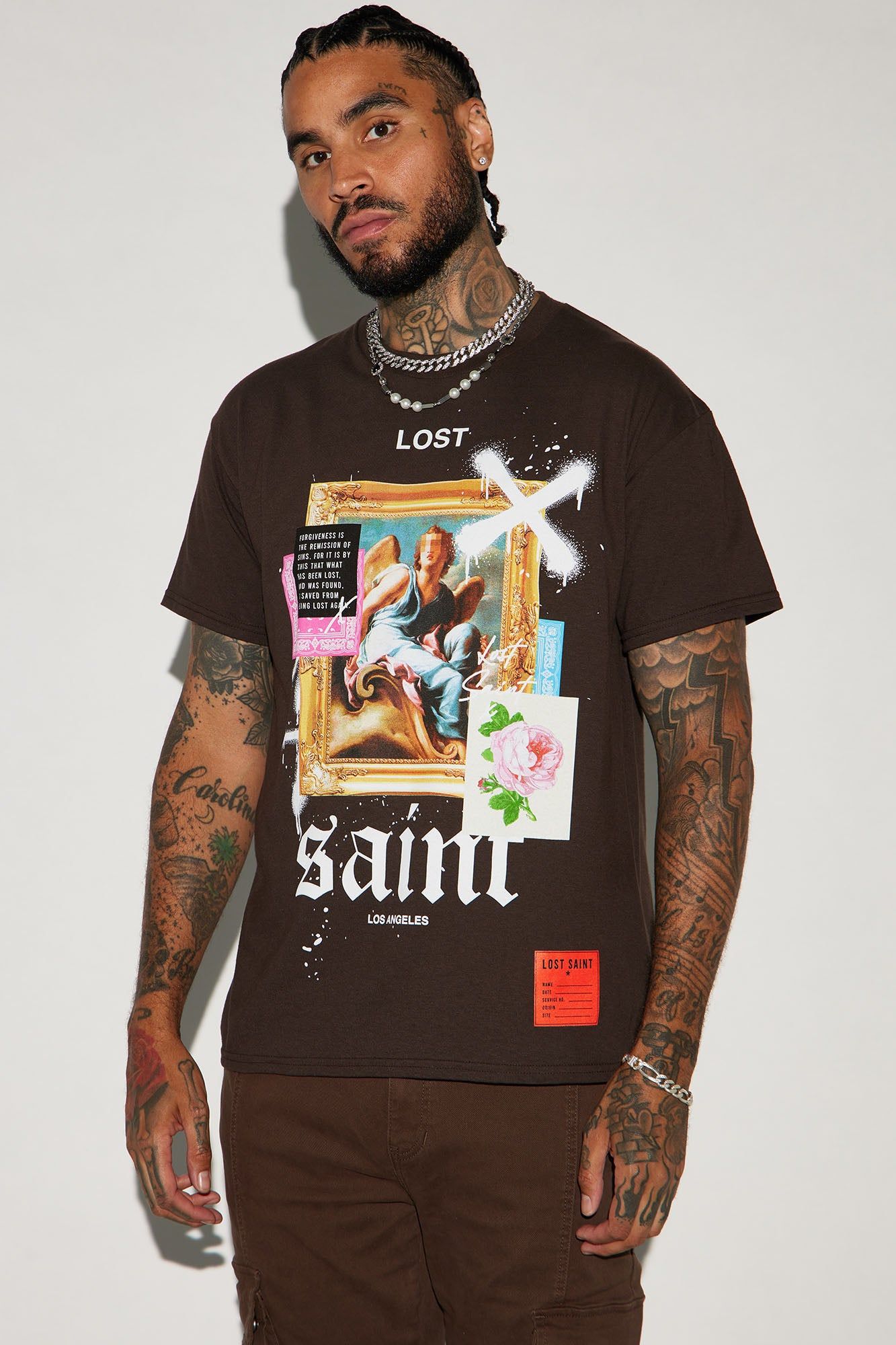 Forgiveness Short Sleeve Tee - Chocolate sold by Fashion Nova