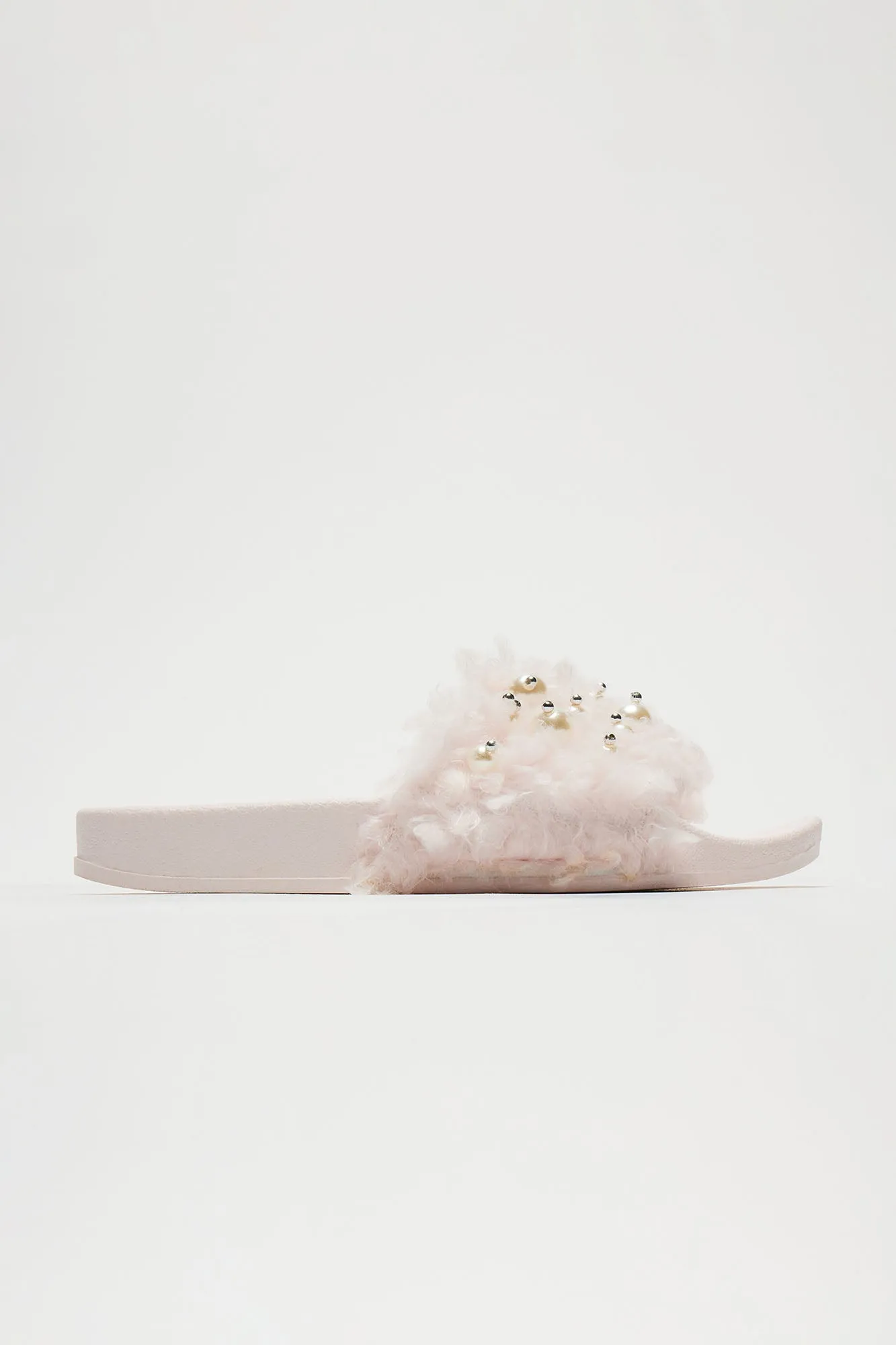 Kady Pearl Embellished Casual Slides - Pink sold by Fashion Nova product image thumbnail 4