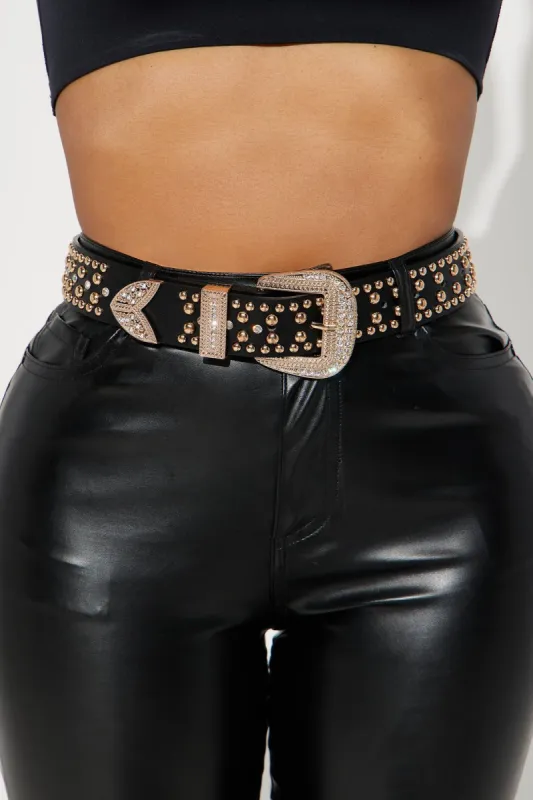 Diva Of The West Belt - Black/Gold sold by Fashion Nova