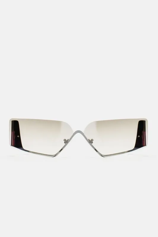 Rodeo Babe Sunglasses - Silver sold by Fashion Nova