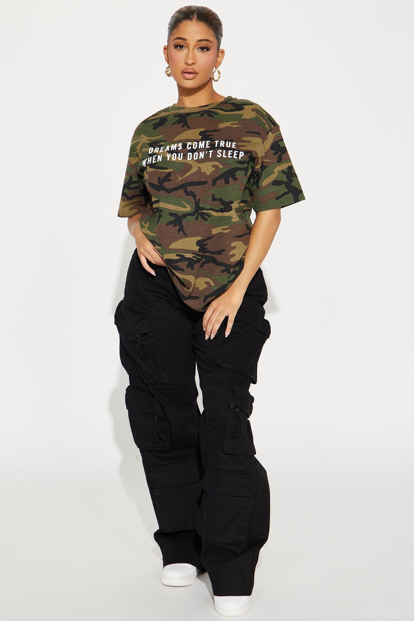 Dreams Come True Camo Tee - Camouflage sold by Fashion Nova product image thumbnail 2