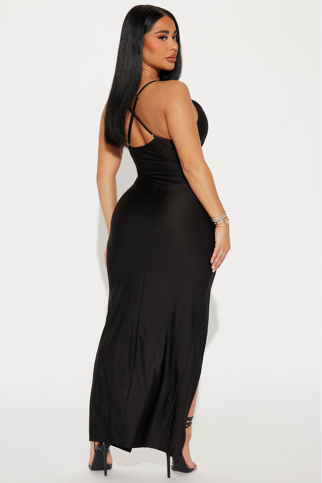 Romona Ruched Gown - Black sold by Fashion Nova product image thumbnail 3