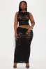 Midnight Moment Lace Skirt Set - Black sold by Fashion Nova