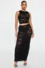 Midnight Moment Lace Skirt Set - Black sold by Fashion Nova