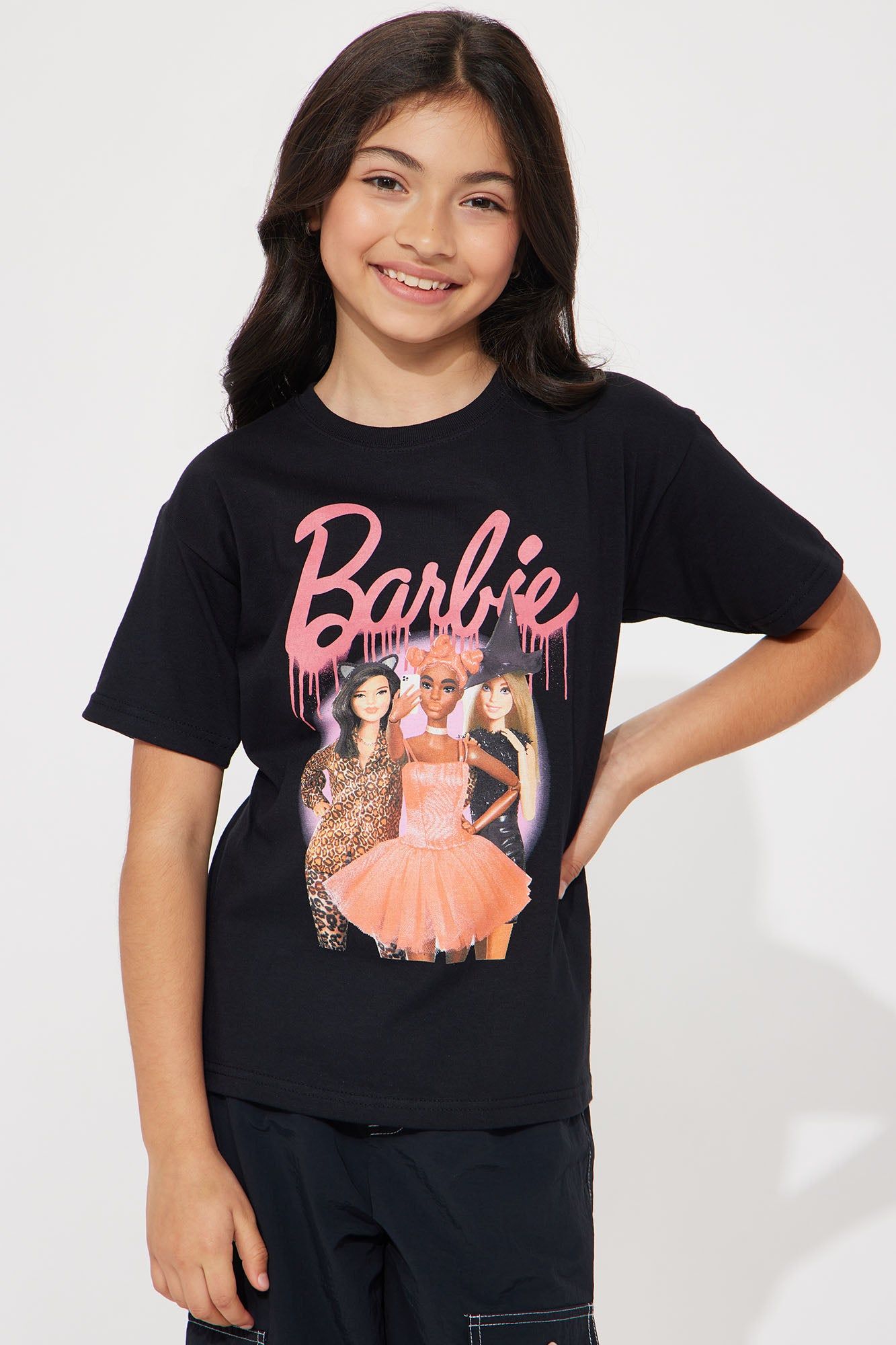Mini Barbie Halloween Tee - Black sold by Fashion Nova