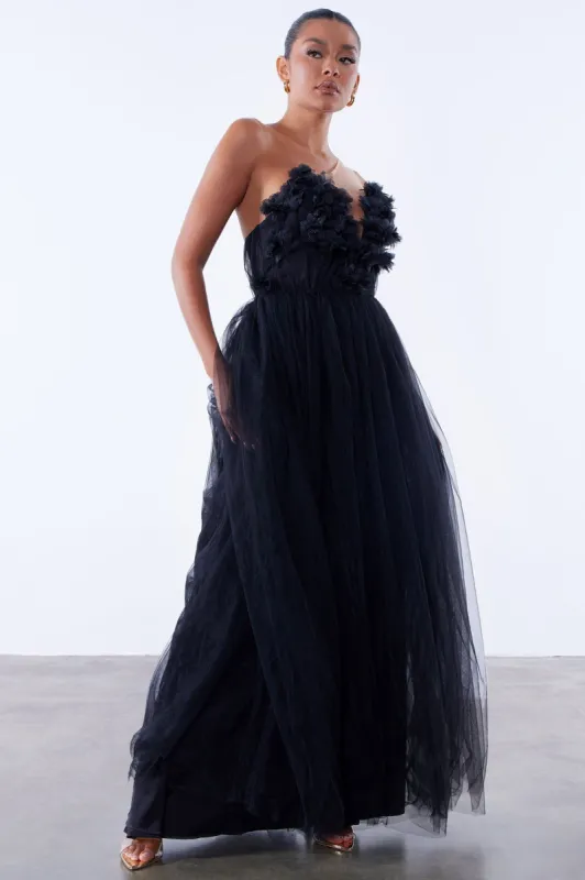 Dahlia Tulle Gown - Black sold by Fashion Nova