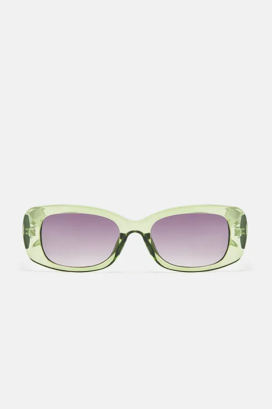 Wont Take That Sunglasses - Green sold by Fashion Nova