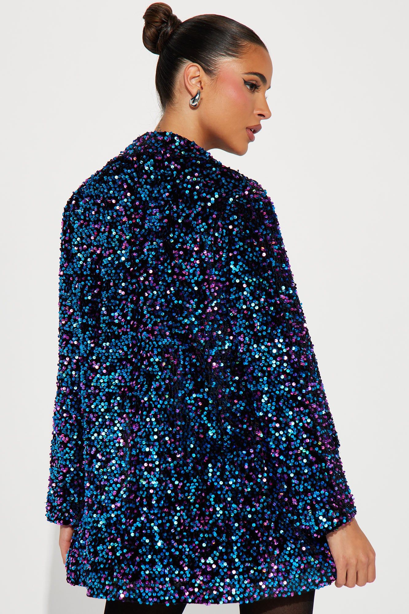 Drinks On Me Sequin Blazer - Multi Color sold by Fashion Nova product image thumbnail 3