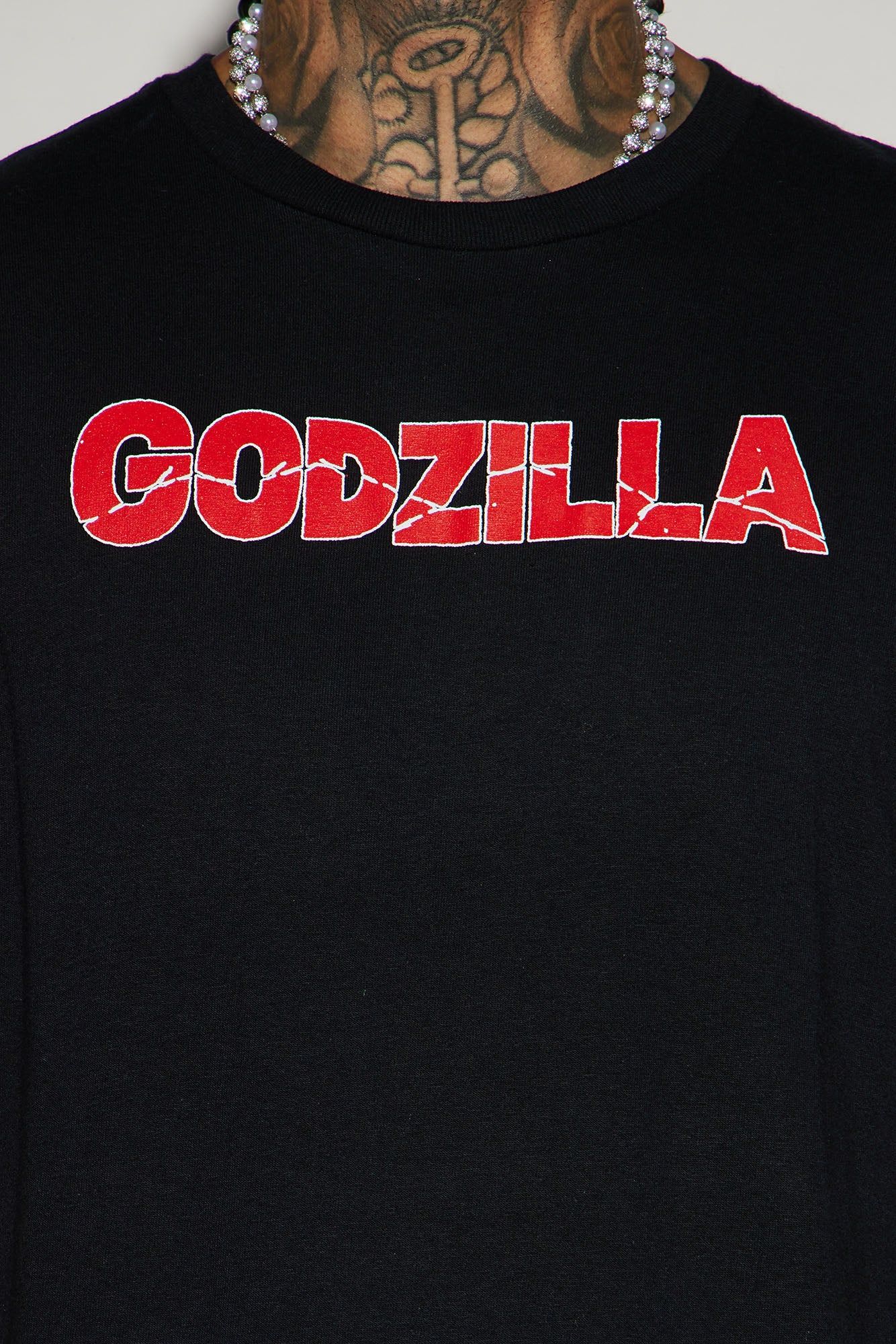 Godzilla Movie Poster Short Sleeve Tee - Black sold by Fashion Nova product image thumbnail 3