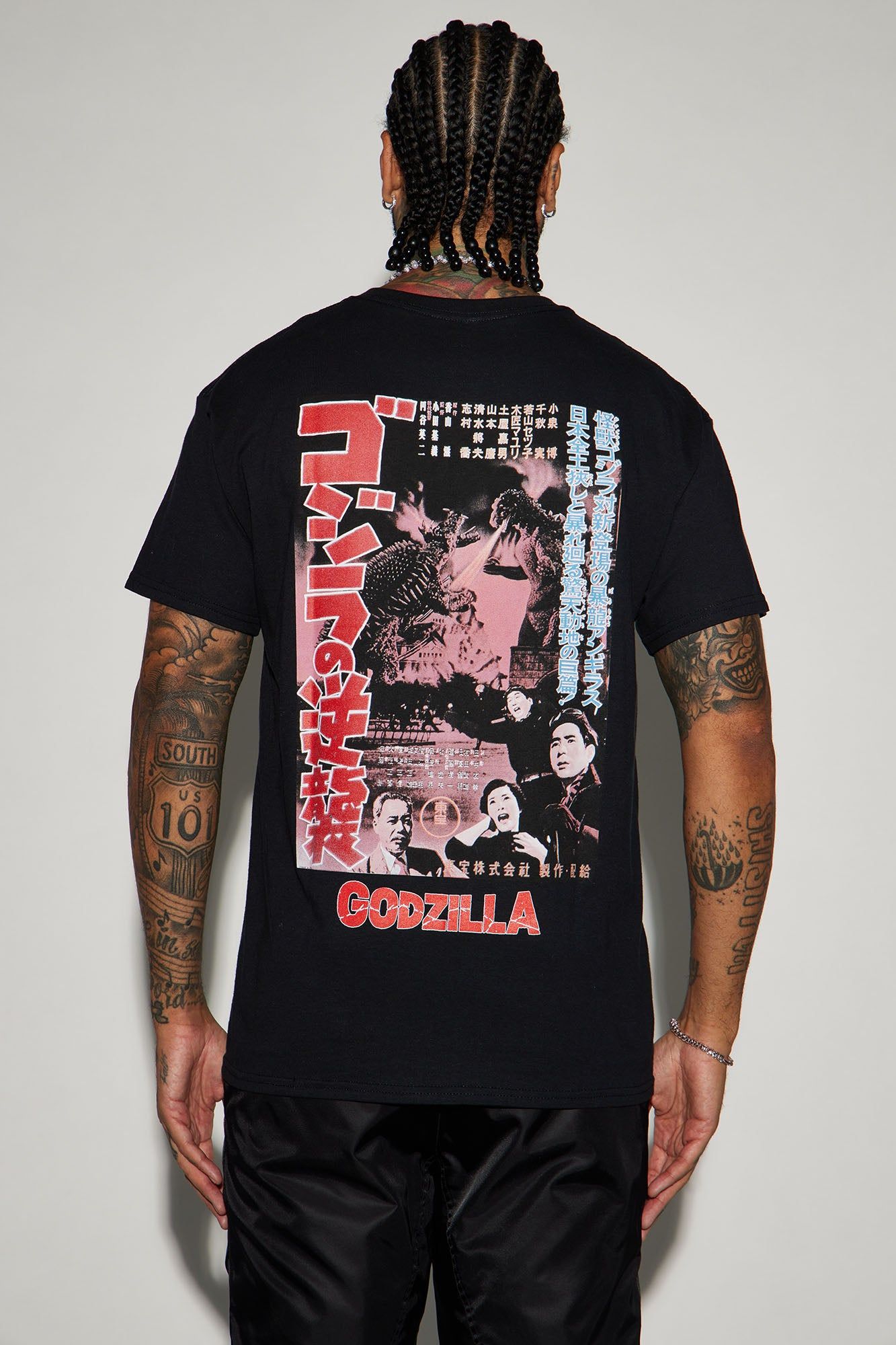 Godzilla Movie Poster Short Sleeve Tee - Black sold by Fashion Nova product image thumbnail 5