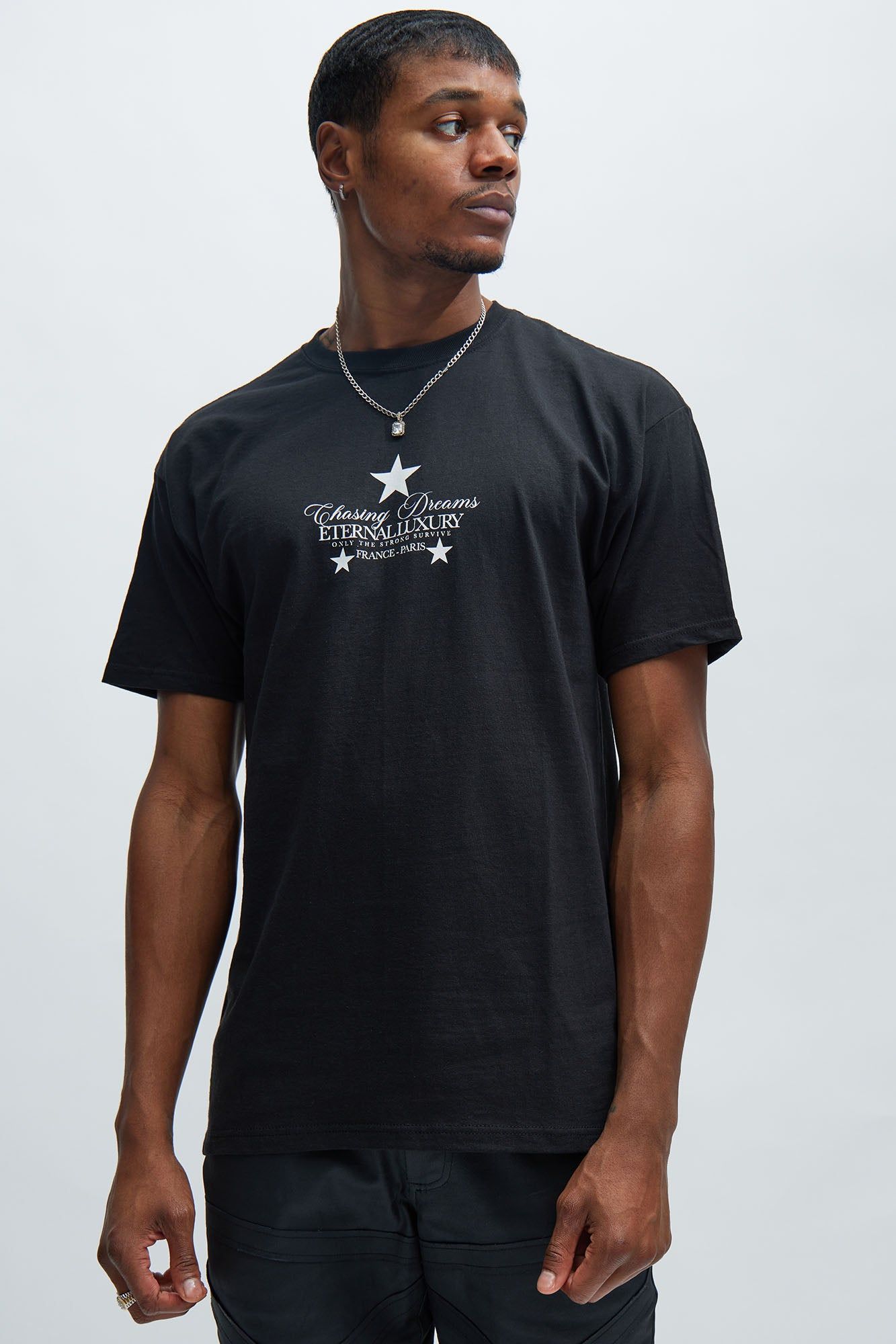 Chasing Dreams Short Sleeve Tee - Black sold by Fashion Nova product image thumbnail 4