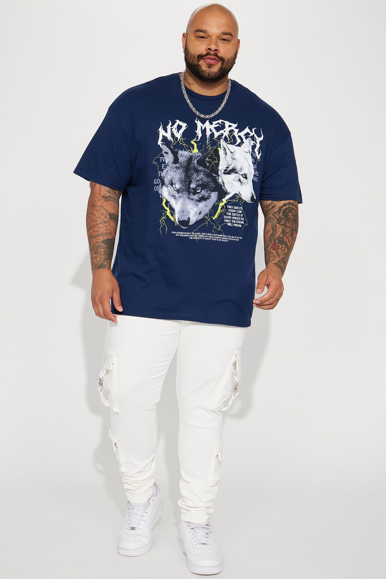 Hold On Cargo Stacked Skinny Jeans - White sold by Fashion Nova product image thumbnail 7