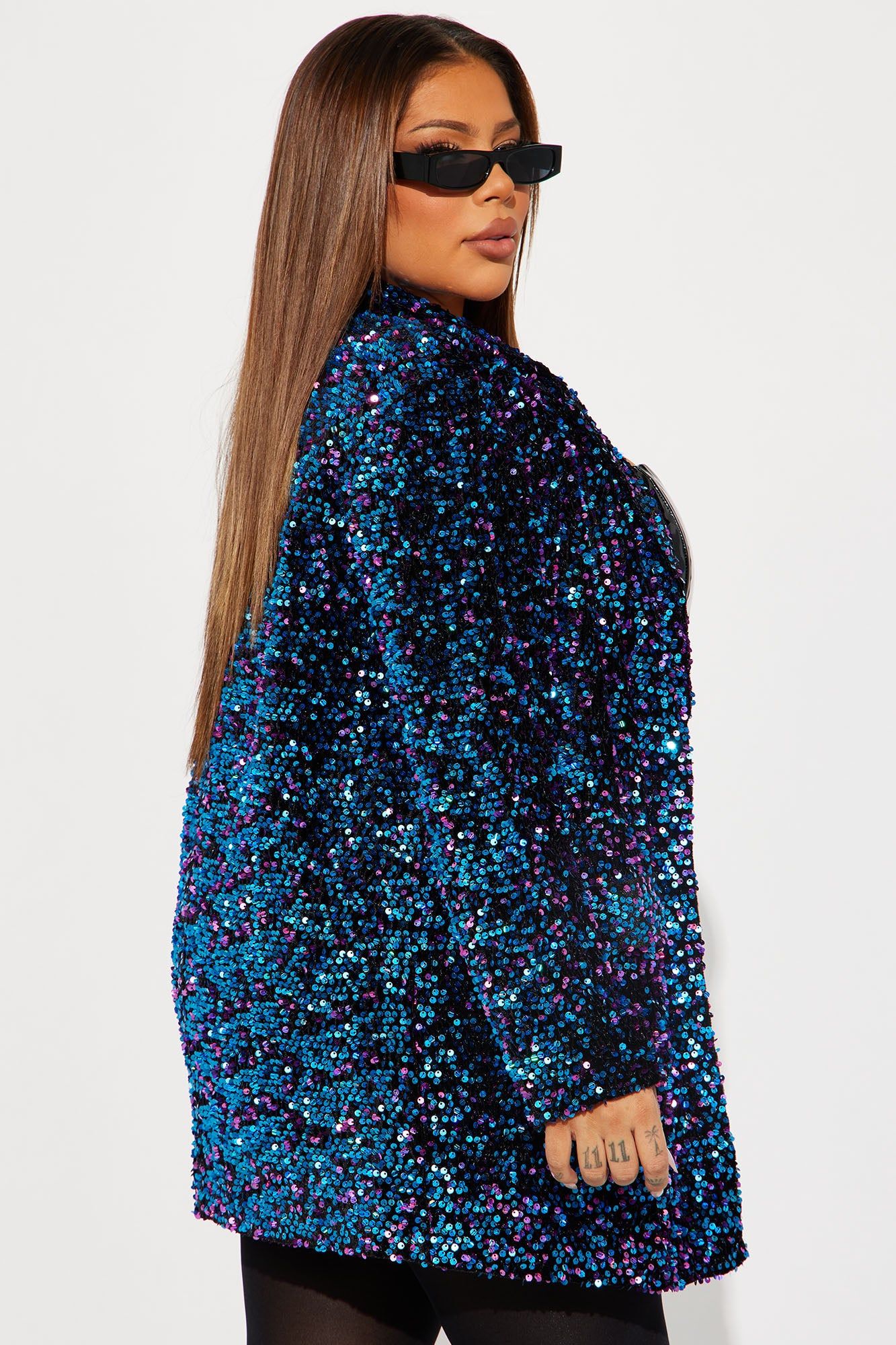 Drinks On Me Sequin Blazer - Multi Color sold by Fashion Nova product image thumbnail 6