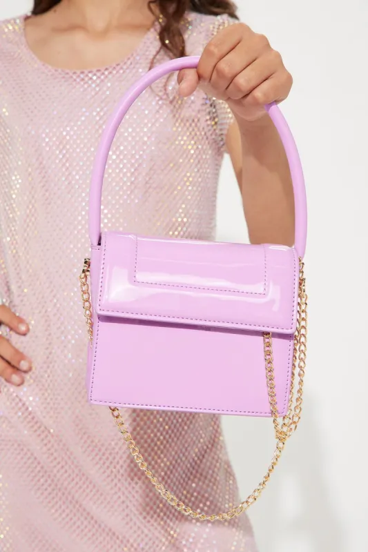 Mini Bag Of Sunshine Shoulder Bag - Lavender sold by Fashion Nova