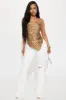 Spotted Handkerchief Top - Leopard sold by Fashion Nova