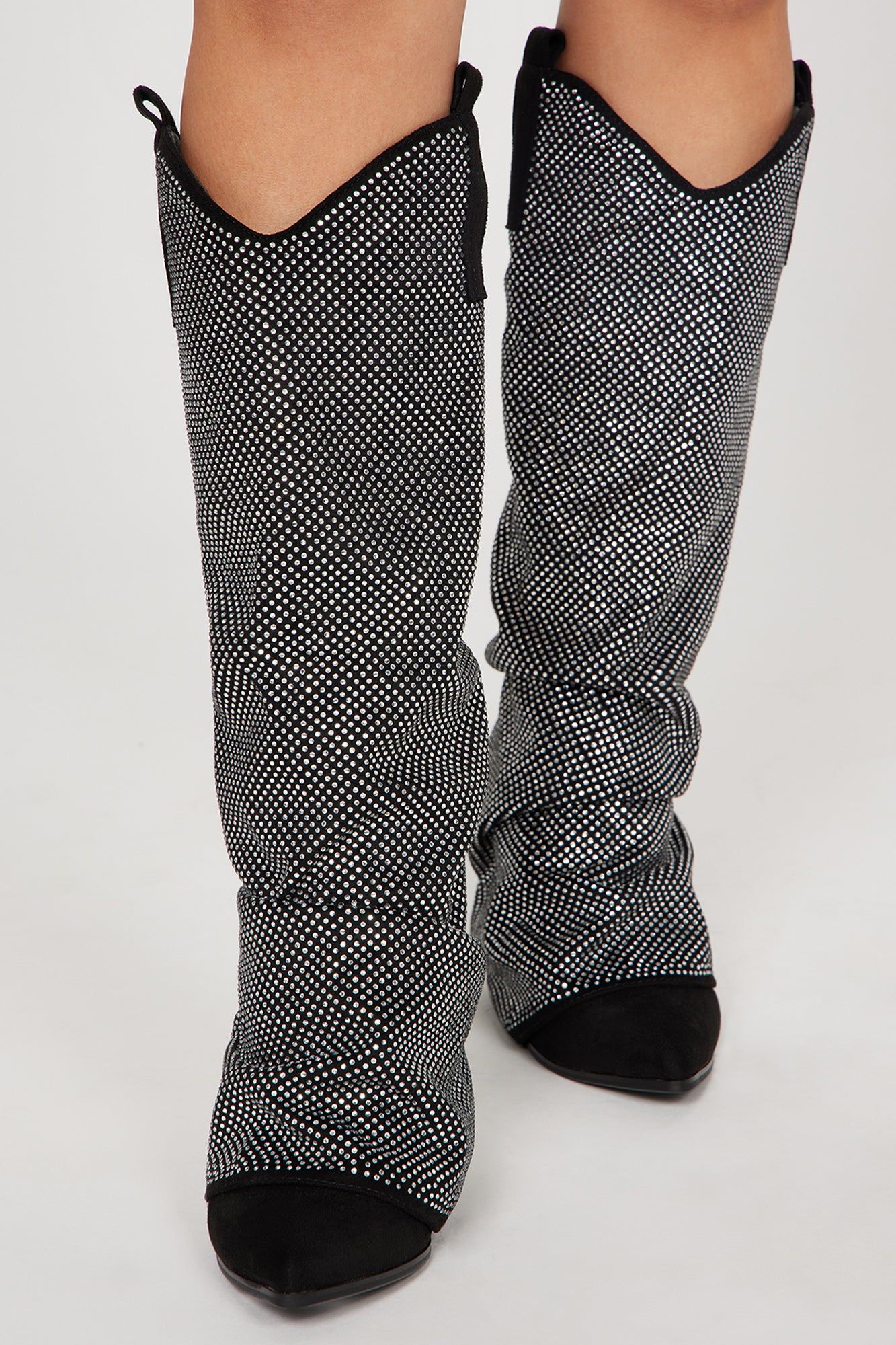 Barbie Cowgirl Knee High Boots - Black sold by Fashion Nova product image thumbnail 2