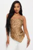 Spotted Handkerchief Top - Leopard sold by Fashion Nova