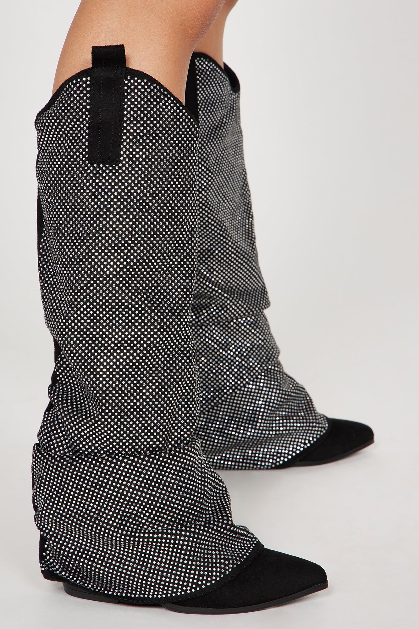 Barbie Cowgirl Knee High Boots - Black sold by Fashion Nova product image thumbnail 3