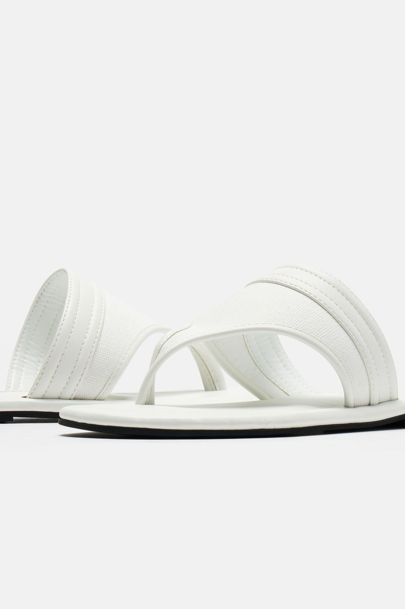 Chill Vacay Flip Flops - White sold by Fashion Nova product image thumbnail 4